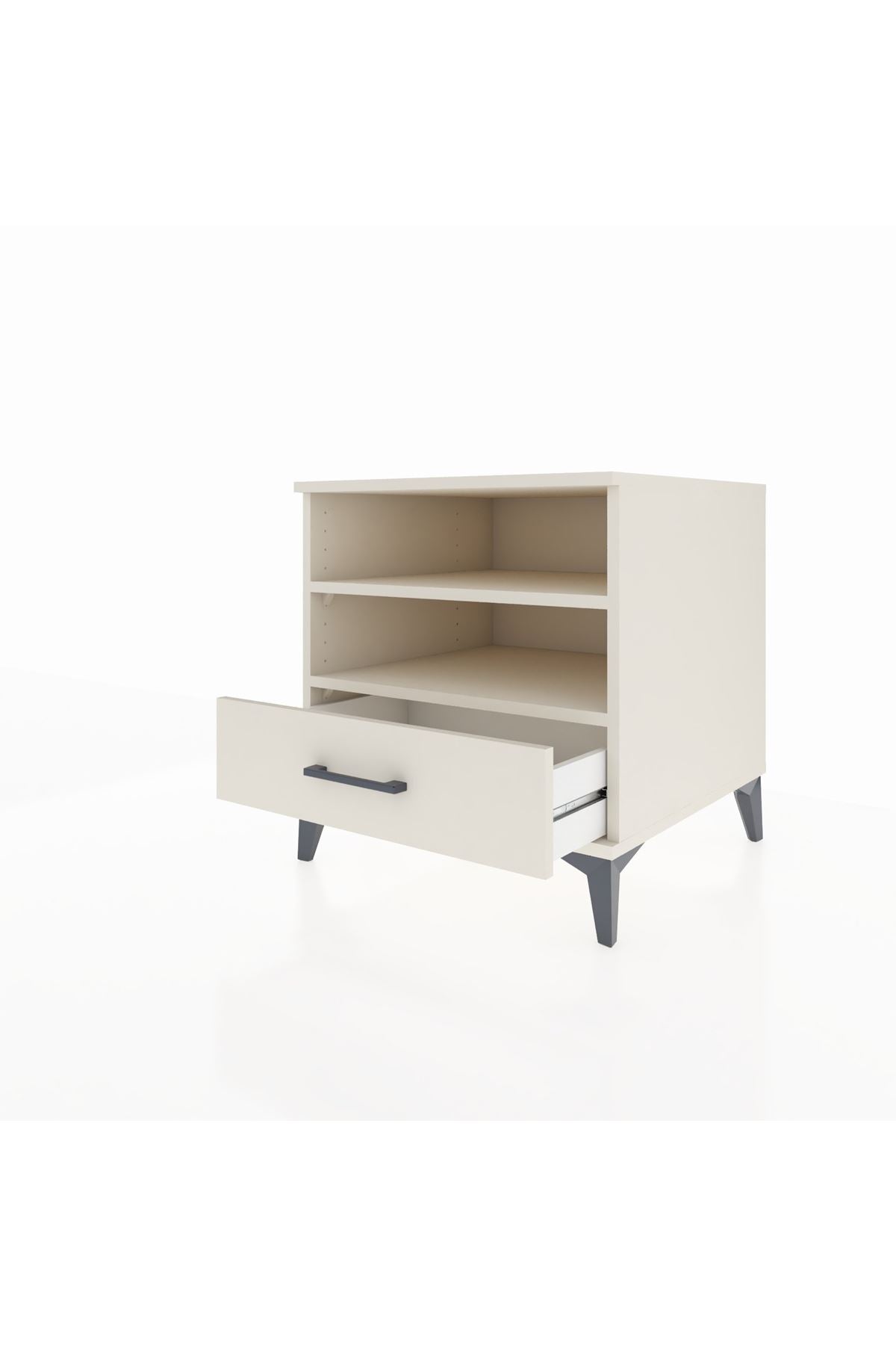 Kronos Komodin 2 Raflı Tek Çekmeceli 60x59x64 - S78M004V1C