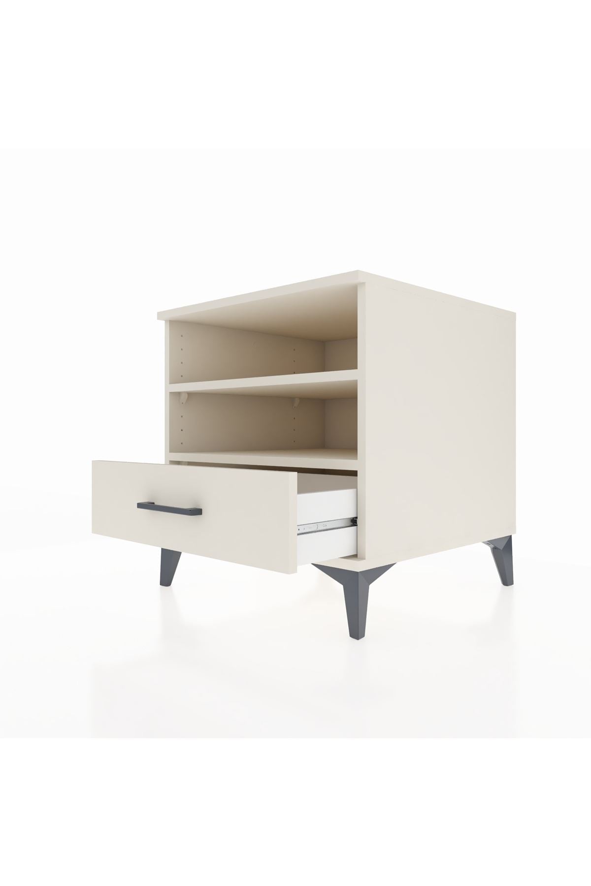 Kronos Komodin 2 Raflı Tek Çekmeceli 60x59x64 - S78M004V1C