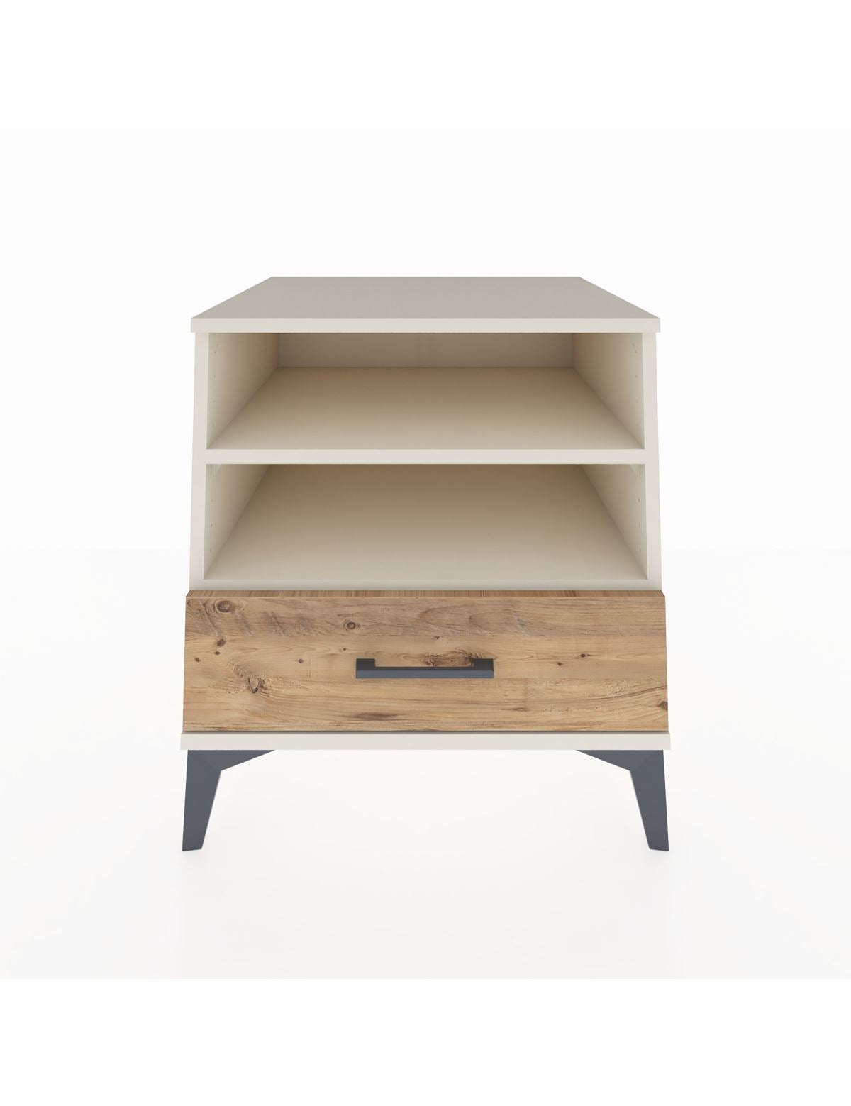 Kronos Komodin 2 Raflı Tek Çekmeceli 60x59x64 Aytaşı-Çam