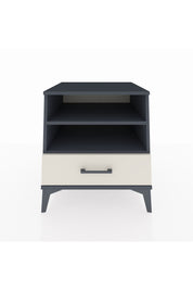 Kronos Komodin 2 Raflı Tek Çekmeceli 60x59x64 Antrasit-Aytaşı