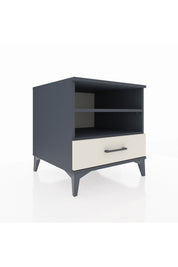 Kronos Komodin 2 Raflı Tek Çekmeceli 60x59x64 Antrasit-Aytaşı