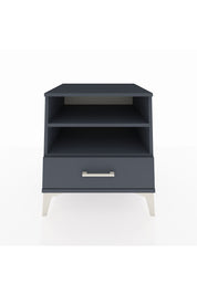 Kronos Komodin 2 Raflı Tek Çekmeceli 60x59x64 Antrasit-Antrasit