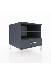 Kronos Komodin 2 Raflı Tek Çekmeceli 60x59x64 Antrasit-Antrasit