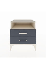 Kronos Komodin Tek Raflı 2 Çekmeceli 60x59x64 Aytaşı-Antrasit