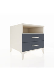 Kronos Komodin Tek Raflı 2 Çekmeceli 60x59x64 Aytaşı-Antrasit