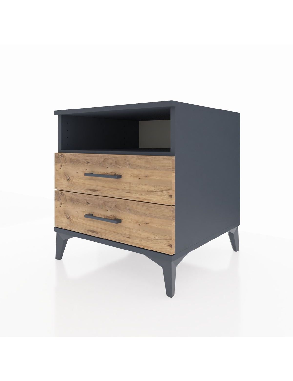 Kronos Komodin Tek Raflı 2 Çekmeceli 60x59x64 - S78M005V6C