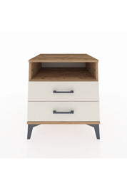 Kronos Komodin Tek Raflı 2 Çekmeceli 60x59x64 Çam-Aytaşı