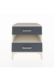 Kronos Komodin Tek Raflı 2 Çekmeceli 60x59x64 Aytaşı-Antrasit