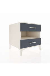 Kronos Komodin Tek Raflı 2 Çekmeceli 60x59x64 Aytaşı-Antrasit