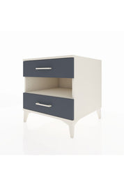 Kronos Komodin Tek Raflı 2 Çekmeceli 60x59x64 Aytaşı-Antrasit