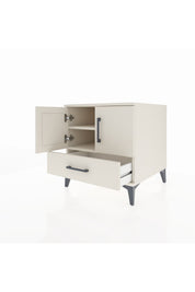 Kronos Komodin 2 Raflı Tek Çekmeceli 2 Kapaklı 60x59x64 - S78M007V1C
