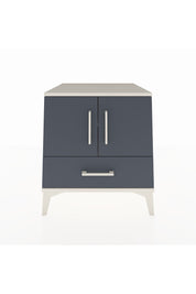 Kronos Komodin 2 Raflı Tek Çekmeceli 2 Kapaklı 60x59x64 Aytaşı-Antrasit
