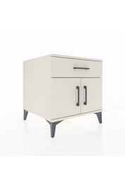 Kronos Komodin Tek Raflı Tek Çekmeceli 2 Kapaklı 60x59x64 Aytaşı-Aytaşı