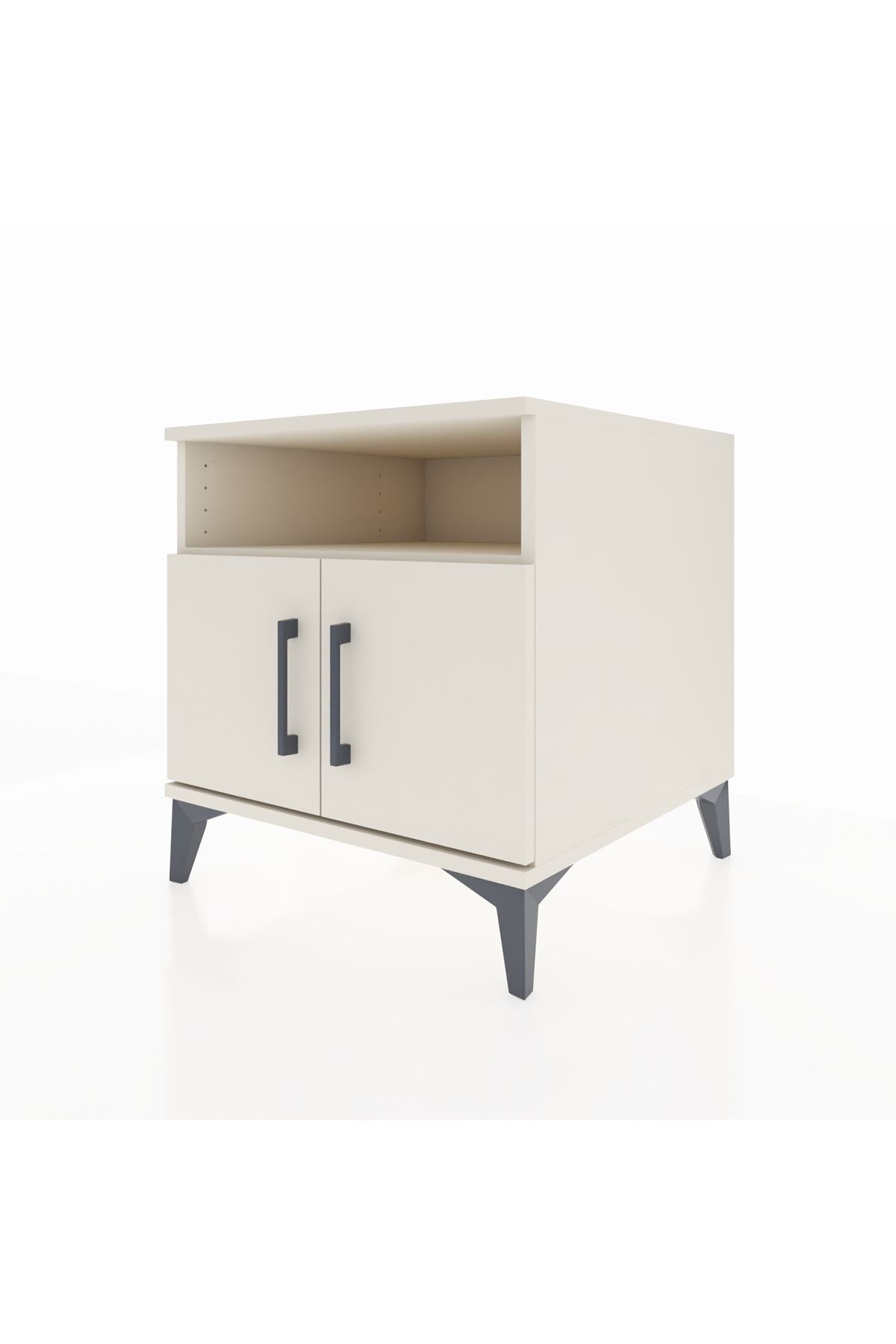 Kronos Komodin 2 Raflı 2 Kapaklı 60x59x64 Aytaşı-Aytaşı