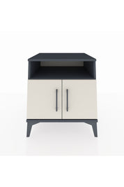 Kronos Komodin 2 Raflı 2 Kapaklı 60x59x64 Antrasit-Aytaşı