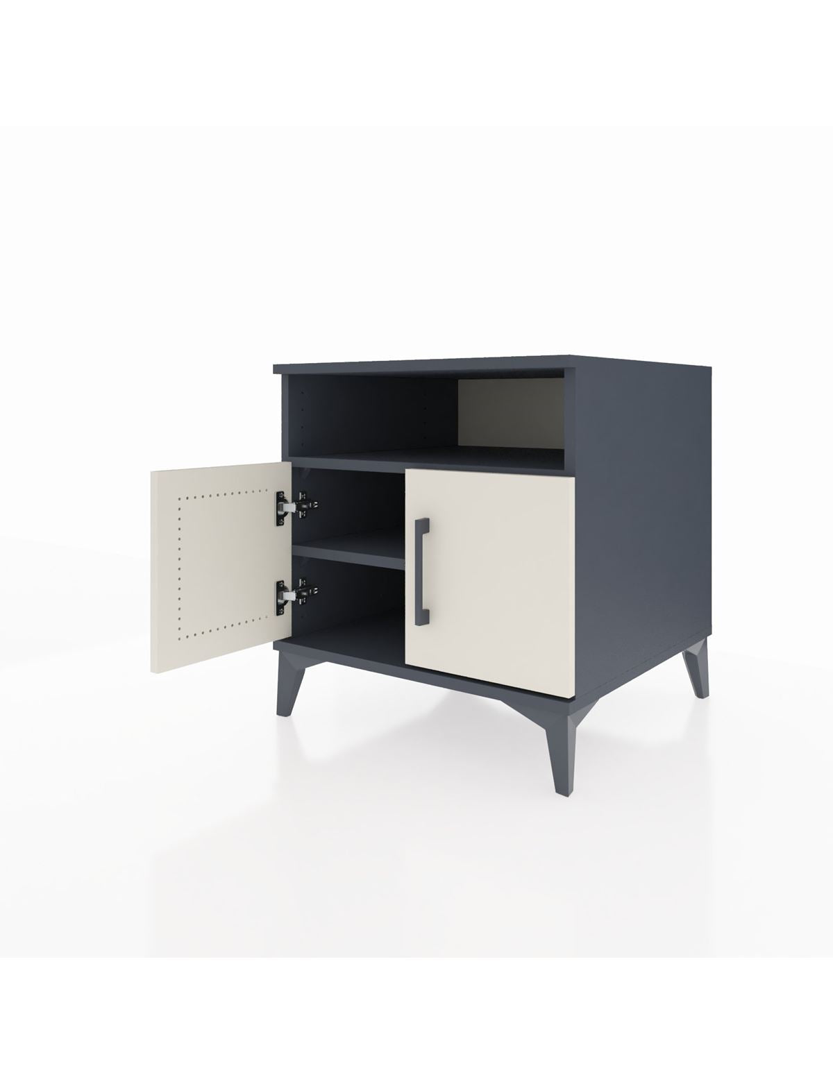 Kronos Komodin 2 Raflı 2 Kapaklı 60x59x64 - S78M009V4C