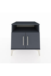 Kronos Komodin 2 Raflı 2 Kapaklı 60x59x64 Antrasit-Antrasit