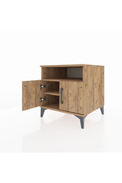 Kronos Komodin 2 Raflı 2 Kapaklı 60x59x64 - S78M009V9C