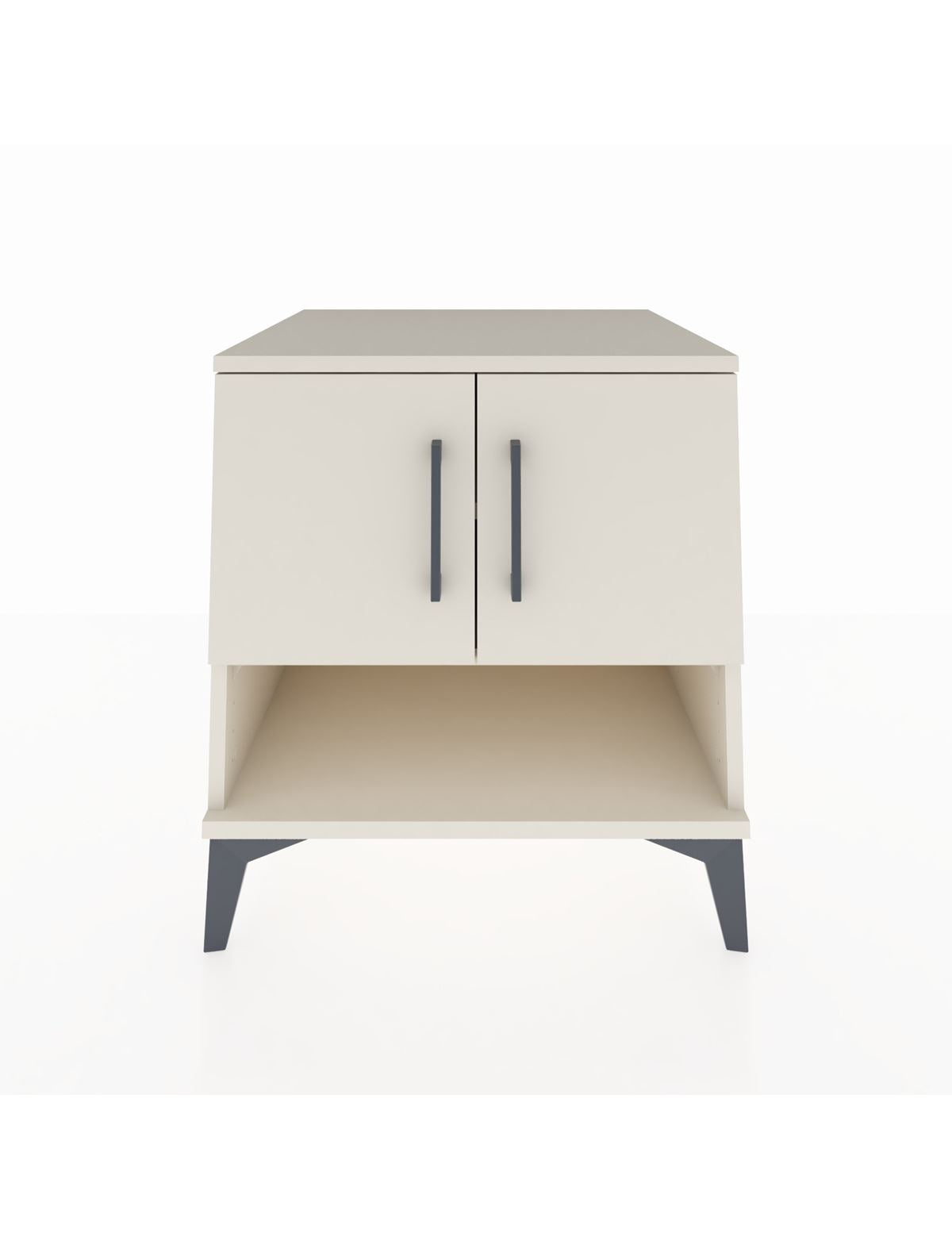 Kronos Komodin 2 Raflı 2 Kapaklı 60x59x64 Aytaşı-Aytaşı