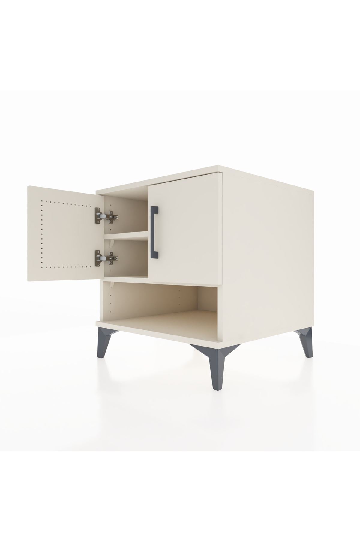 Kronos Komodin 2 Raflı 2 Kapaklı 60x59x64 - S78M010V1C