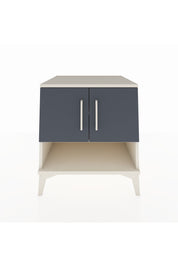 Kronos Komodin 2 Raflı 2 Kapaklı 60x59x64 Aytaşı-Antrasit