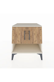 Kronos Komodin 2 Raflı 2 Kapaklı 60x59x64 Aytaşı-Çam