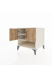 Kronos Komodin 2 Raflı 2 Kapaklı 60x59x64 - S78M010V3C