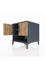 Kronos Komodin 2 Raflı 2 Kapaklı 60x59x64 - S78M010V6C