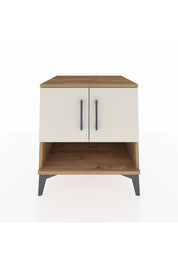 Kronos Komodin 2 Raflı 2 Kapaklı 60x59x64 Çam-Aytaşı