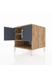 Kronos Komodin 2 Raflı 2 Kapaklı 60x59x64 - S78M010V8C