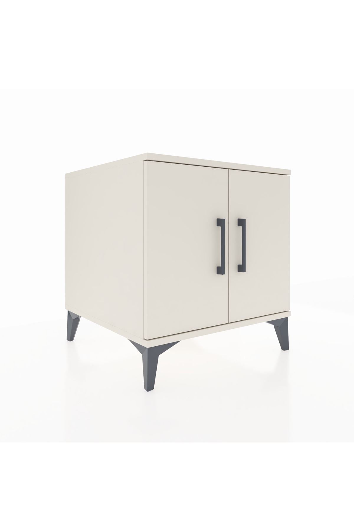 Kronos Komodin 2 Raflı 2 Kapaklı 60x59x64 Aytaşı-Aytaşı