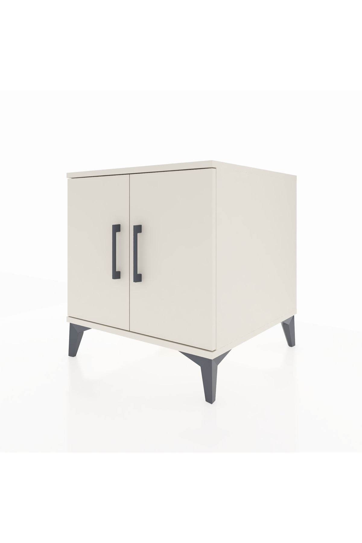 Kronos Komodin 2 Raflı 2 Kapaklı 60x59x64 - S78M011V1C