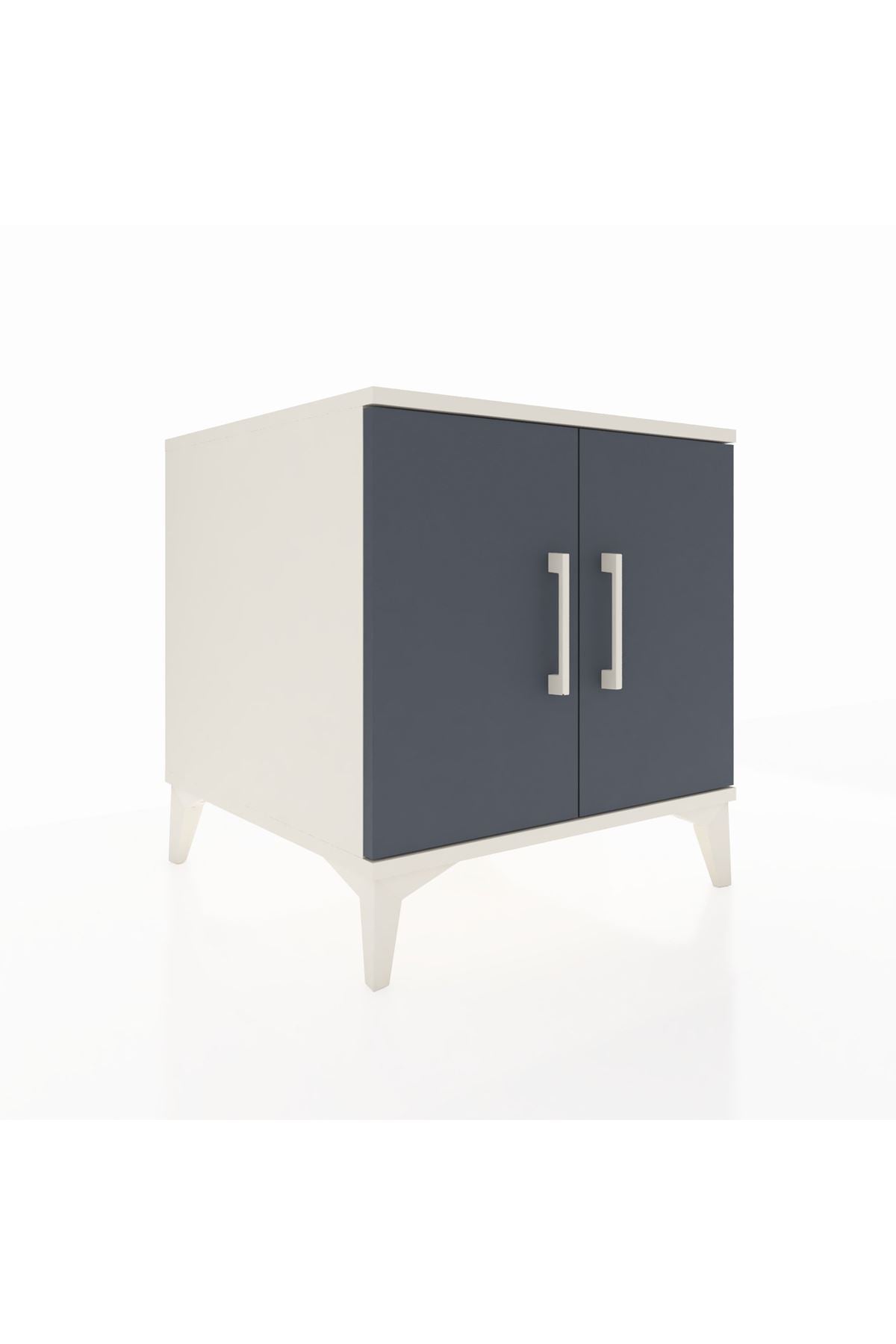 Kronos Komodin 2 Raflı 2 Kapaklı 60x59x64 - S78M011V2C