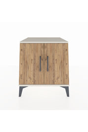 Kronos Komodin 2 Raflı 2 Kapaklı 60x59x64 Aytaşı-Çam