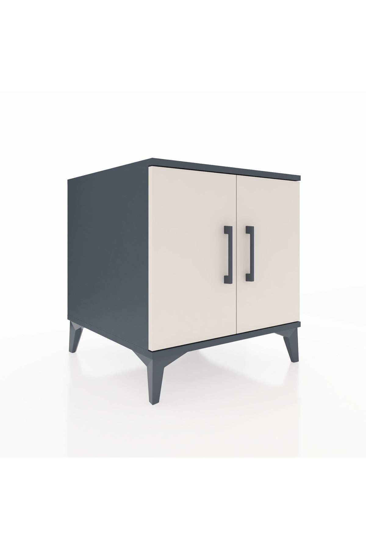 Kronos Komodin 2 Raflı 2 Kapaklı 60x59x64 - S78M011V4C