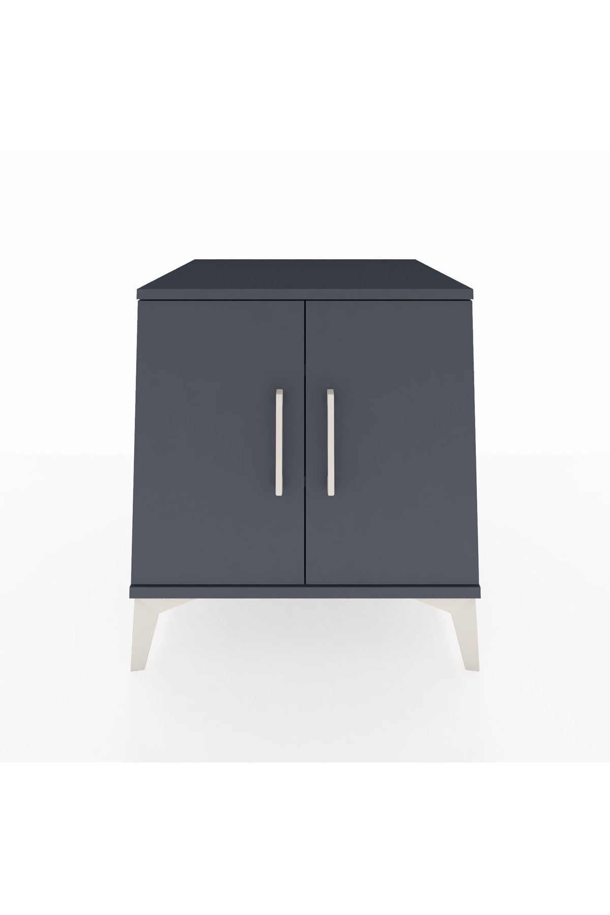 Kronos Komodin 2 Raflı 2 Kapaklı 60x59x64 - S78M011V5C