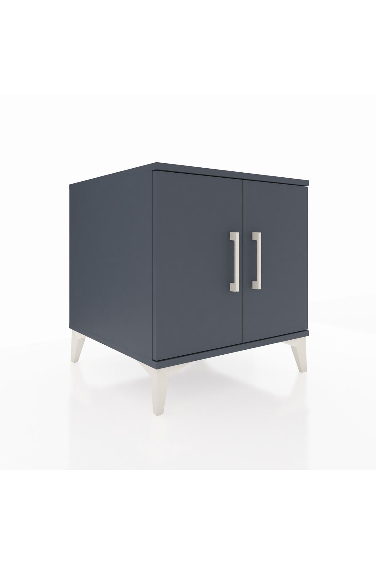 Kronos Komodin 2 Raflı 2 Kapaklı 60x59x64 - S78M011V5C