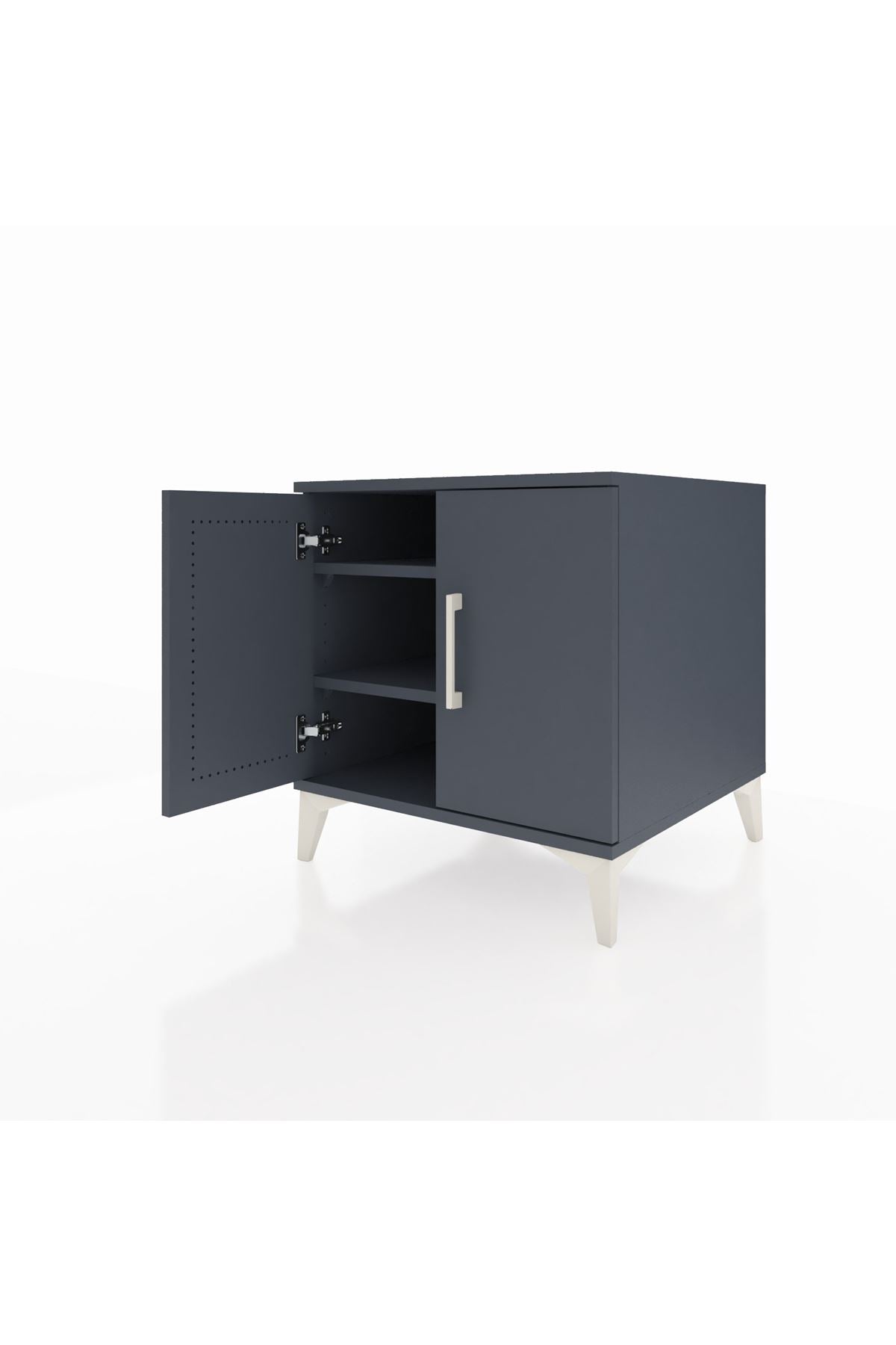 Kronos Komodin 2 Raflı 2 Kapaklı 60x59x64 - S78M011V5C