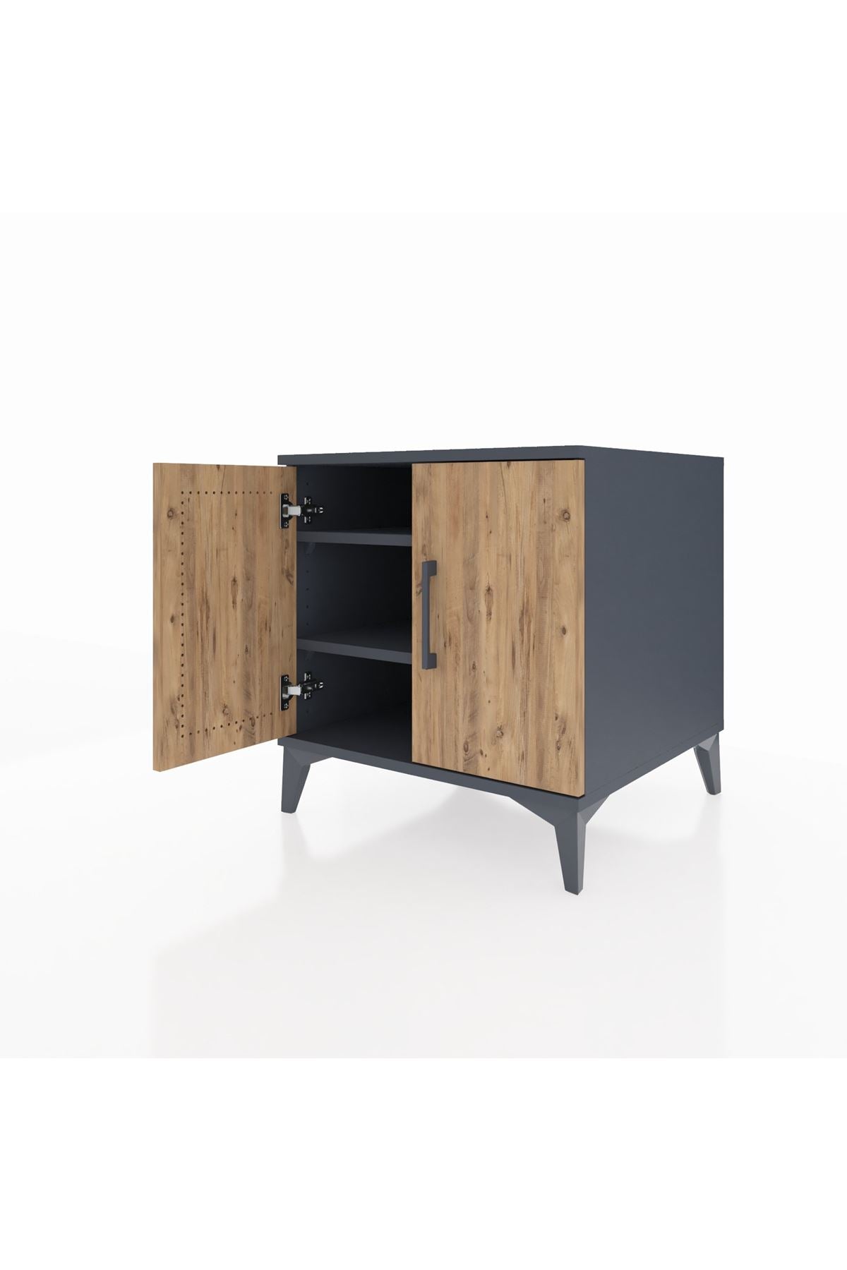 Kronos Komodin 2 Raflı 2 Kapaklı 60x59x64 - S78M011V6C