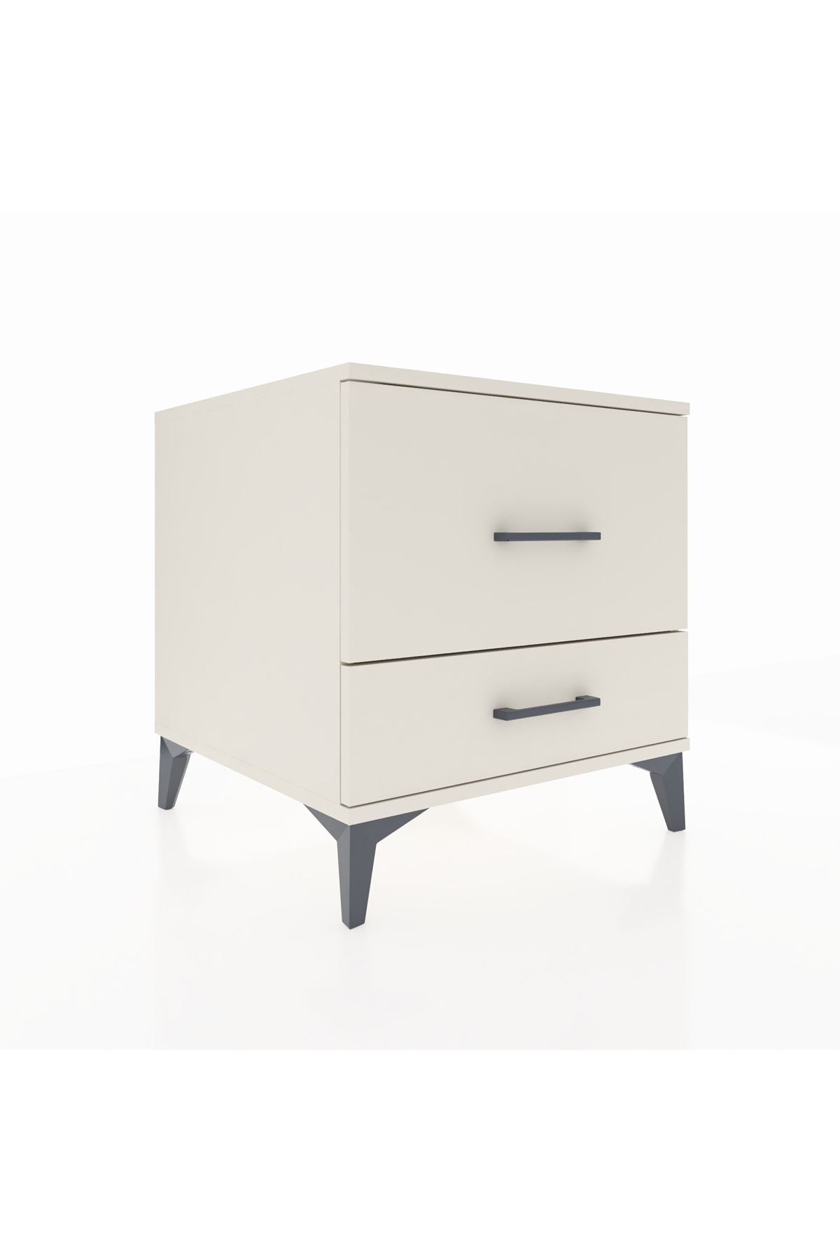 Kronos Komodin 2 Çekmeceli 60x59x64 Aytaşı-Aytaşı