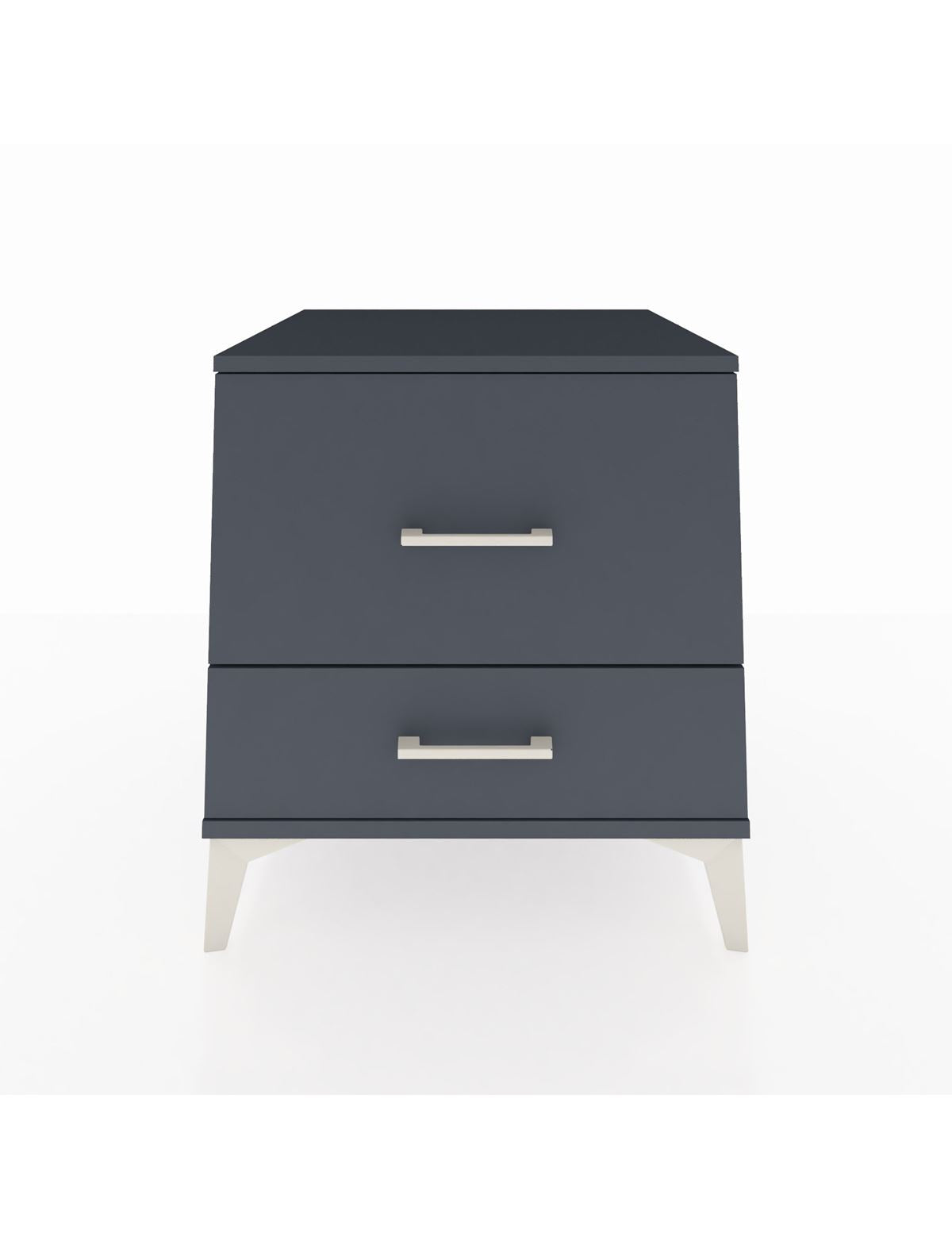 Kronos Komodin 2 Çekmeceli 60x59x64 Antrasit-Antrasit