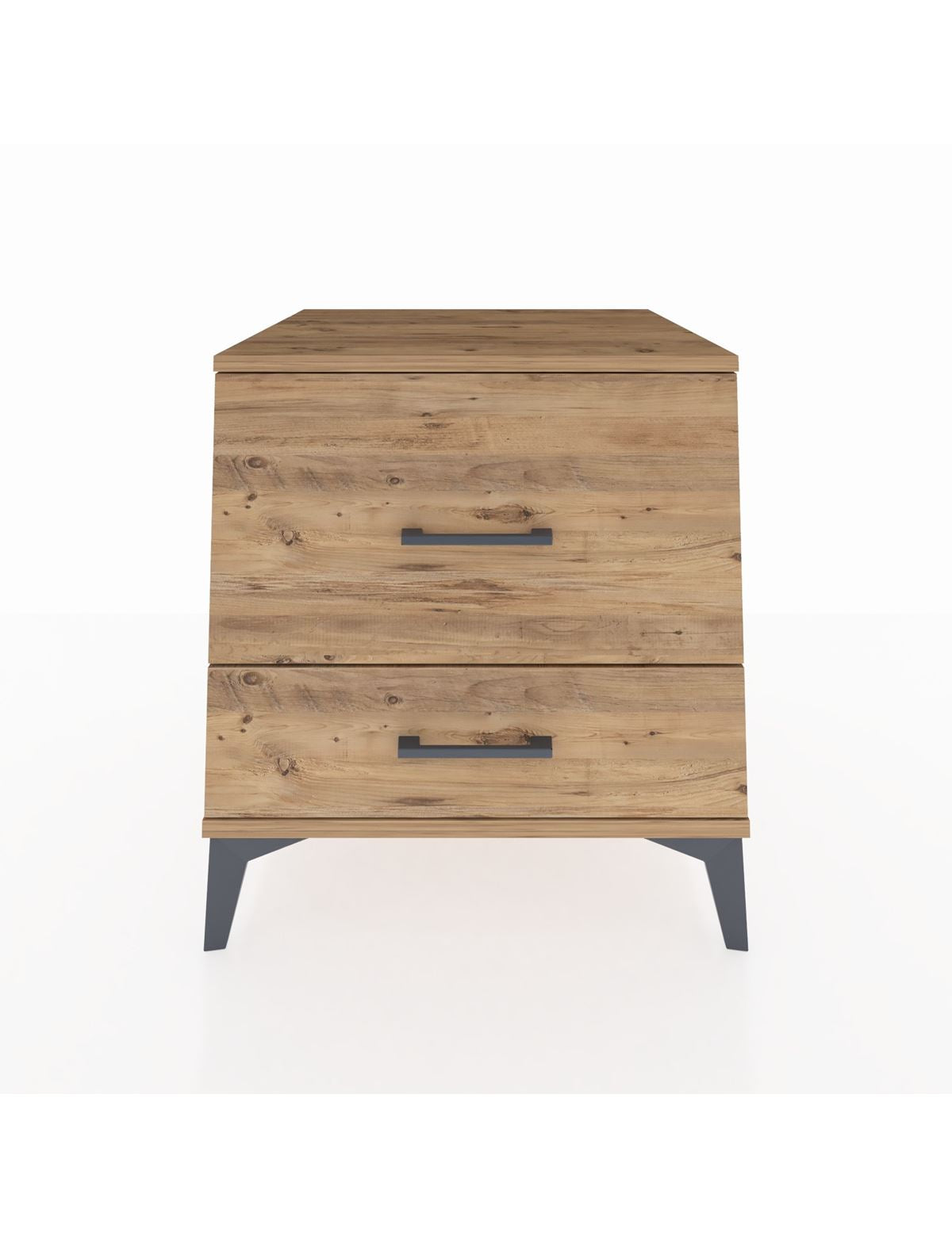 Kronos Komodin 2 Çekmeceli 60x59x64 Çam-Çam