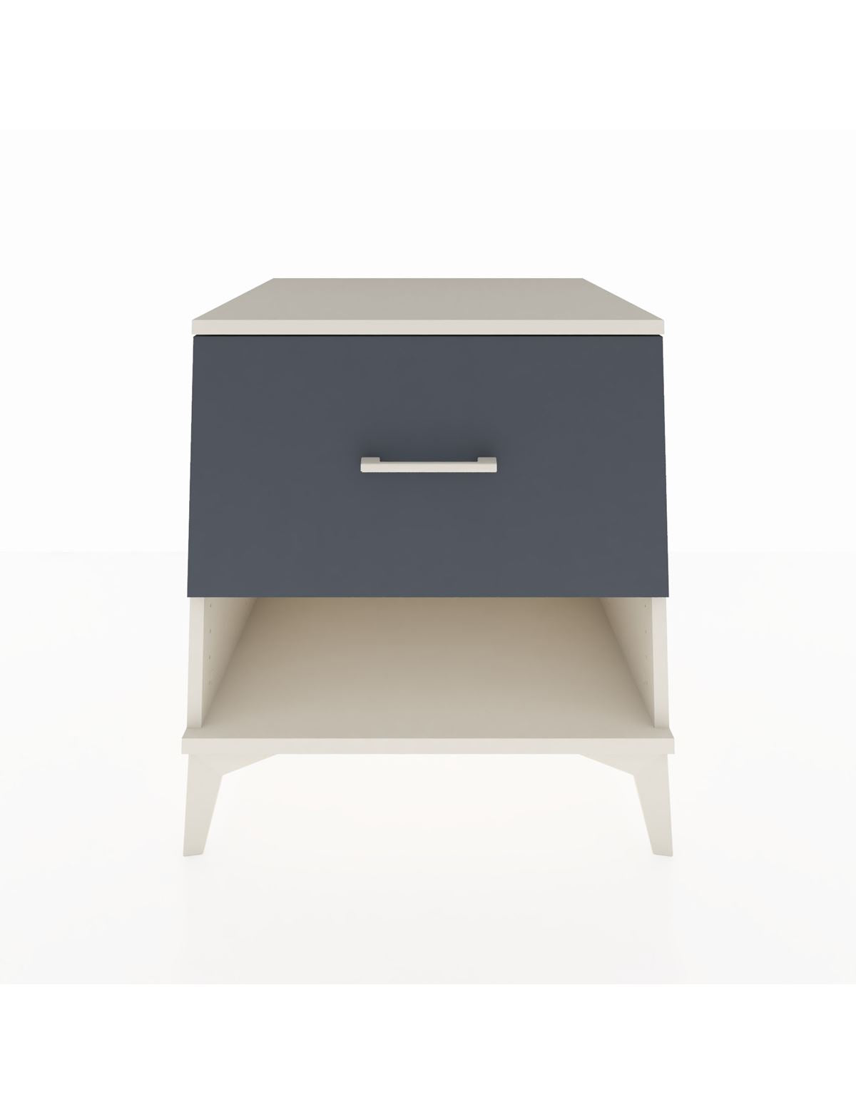 Kronos Komodin Tek Çekmeceli 60x59x64 Aytaşı-Antrasit