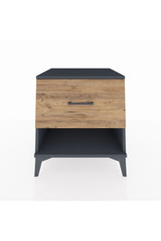 Kronos Komodin Tek Çekmeceli 60x59x64 Antrasit-Çam