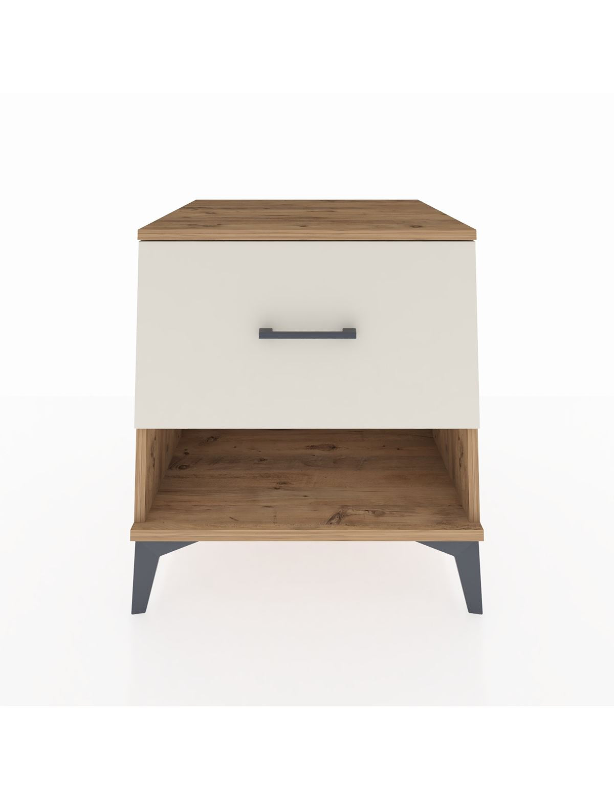 Kronos Komodin Tek Çekmeceli 60x59x64 Çam-Aytaşı