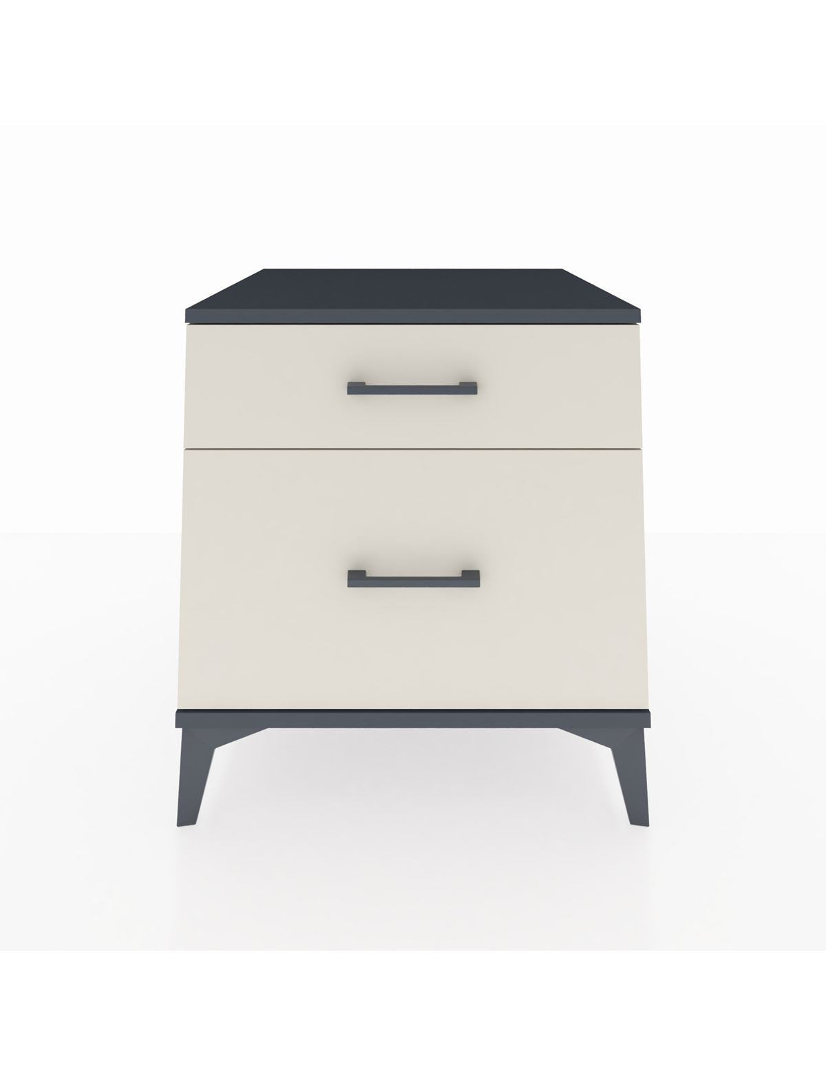 Kronos Komodin 2 Çekmeceli 60x59x64 Antrasit-Aytaşı