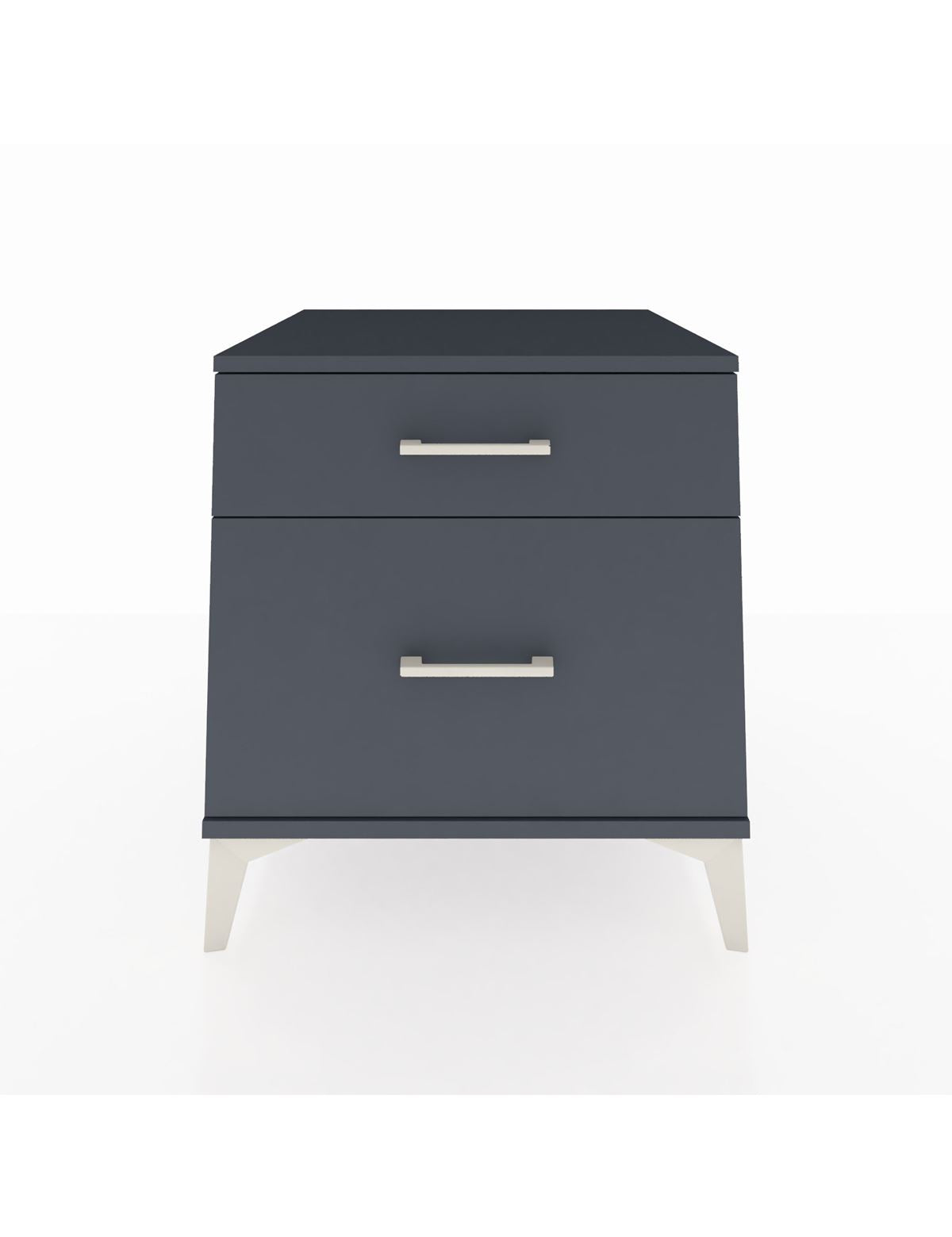 Kronos Komodin 2 Çekmeceli 60x59x64 Antrasit-Antrasit