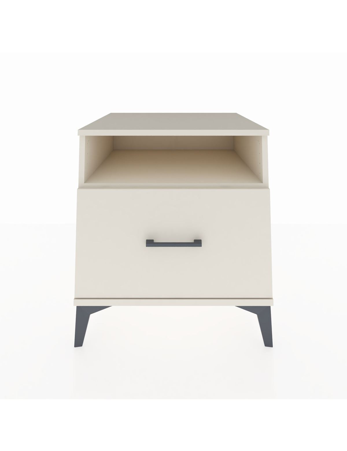 Kronos Komodin Tek Raflı Tek Çekmeceli 60x59x64 Aytaşı-Aytaşı