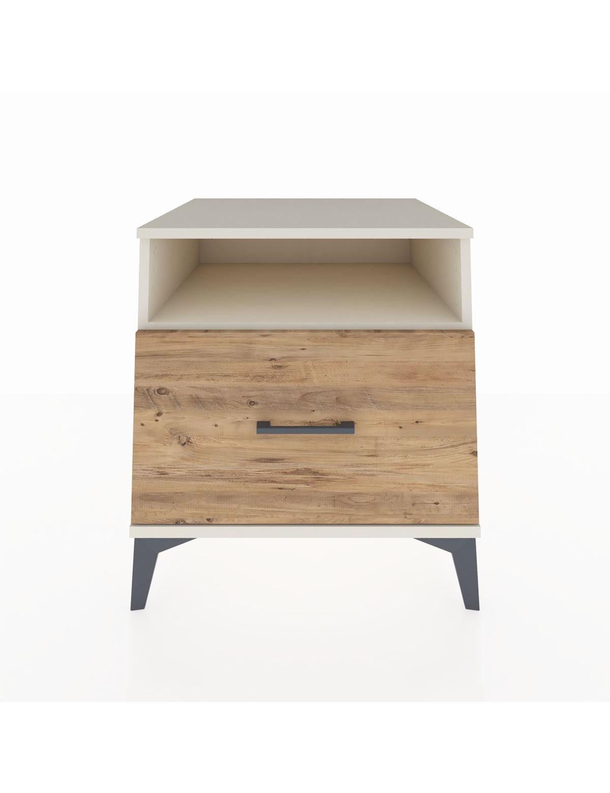 Kronos Komodin Tek Raflı Tek Çekmeceli 60x59x64 Aytaşı-Çam