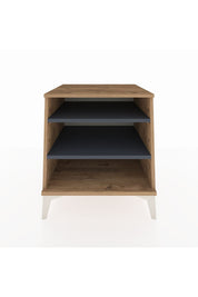 Kronos Komodin 2 Raflı 60x59x64 Çam-Antrasit